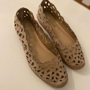 Via Spiga Bellerose Cutout Espadrille Flats. Size 7.5